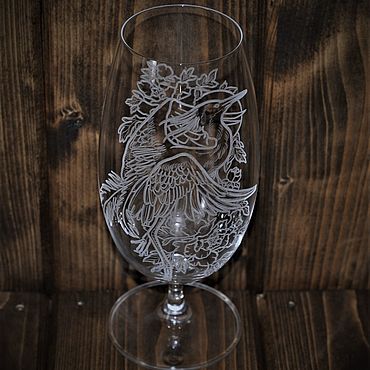 Посуда ручной работы. Ярмарка Мастеров - ручная работа Цапля. Пивной бокал. Handmade.