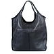 Order Shopper Bag Leather Black T-shirt Bag Bag String Bag Large. BagsByKaterinaKlestova (kklestova). Livemaster. . Classic Bag Фото №3