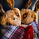 Rabbit Ziggy,40 см. Тедди Зверята. Тина Шипилова. Интернет-магазин Ярмарка Мастеров.  Фото №2