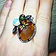 Ring 'Dragonfly' with a sun stone, Rings, Voronezh,  Фото №1