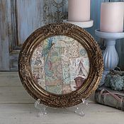 Картины и панно handmade. Livemaster - original item Decorative panel 