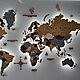 Карта мира. Карты мира. Wooden3Dmap. Ярмарка Мастеров.  Фото №4