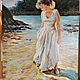 Sunny sea 2. Pictures. Irene's gallery. Oil paintings.. My Livemaster. Фото №4