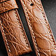 Crocodile Leather Watch Strap 24 mm (03). Watch Straps. brusnitcyn-art. Online shopping on My Livemaster.  Фото №2
