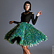 Платье с пышной юбкой, из 3D ткани созданной вручную от "АгАтА", Платья, Сочи,  Фото №1