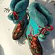 Order .Boots valenki women's ' Winter noon '. wool gifts. Livemaster. . Felt boots Фото №3