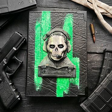 Блокнот по вселенной Call of Duty. Ghost. . Канцелярские товары ручной работы - Ярмарка Мастеров Канцелярские товары ручной работы. Ярмарка Мастеров - ручная работа Блокнот по вселенной Call of Duty. Ghost. Handmade.