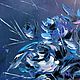 Заказать Цветы индиго. Брезжинская Людмила. Ярмарка Мастеров. . Картины Фото №3