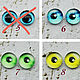 Order Glass eyes 8 mm pair. agraf. Livemaster. . Eyes and eyelashes Фото №3