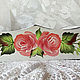 Order Tray shabby chic painted 'Roses and forget-me-nots'. painting and decoupage from Marina (sovaj). Livemaster. . Trays Фото №3