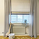 Roman curtain with grey tulle. Roman and roller blinds. Designer-Mart (designer-mart). Online shopping on My Livemaster.  Фото №2