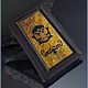 Z899 leather business card holder, Business card holders, Chrysostom,  Фото №1