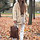 Urban Suede Backpack Brown Medium Size with Pockets. Backpacks. BagsByKaterinaKlestova (kklestova). My Livemaster. Фото №5