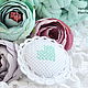 Order Set Baby mint in stock. Natalie crochet flowers. Livemaster. . Scrapbooking Elements Фото №3