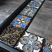 Для дома и интерьера handmade. Livemaster - original item Mirror: Decorative wood tiles.. Handmade.