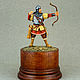 Russian Archer. 13th century. Tin soldiers. Blackened, Model, Kursk,  Фото №1