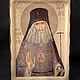 Icono de madera ' San reverendo Leo optinsky', Icons, Simferopol,  Фото №1