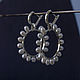 Earrings 'Antennae' silver, white pearls. Earrings. stepan-klimov. My Livemaster. Фото №6