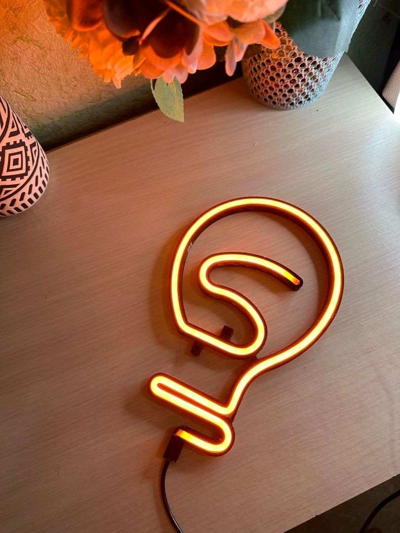 Светильник неон лампа в интернет-магазине Ярмарка Мастеров по цене 1300 ...