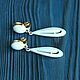 Винтаж: Monet Винтажные клипсы "Белые капли". Серьги винтажные. Винтажная бижутерия 'Curiosa-bijou'. Ярмарка Мастеров.  Фото №4