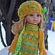 Order Sweater, scarf and hat for Paola Reina doll. Clothes for dolls. DominikaSamara. Livemaster. . Clothes for dolls Фото №3