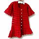 dresses: Button - down Shirt Dress. Knitted. Dresses. Crochet clothing. Olesya Petrova. Online shopping on My Livemaster.  Фото №2