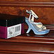 Миниатюрная босоножка Just the Righ Shoe США 2002 год. Статуэтка. Мир фарфора и украшений. Ярмарка Мастеров.  Фото №5
