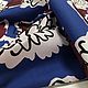 Плательно-рубашечный хлопок от ММ на синем фоне розовые цветы 02-6115. Ткани. TESSUTI-KAZAN-2 (Итальянские ткани). Интернет-магазин Ярмарка Мастеров.  Фото №2
