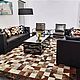 Заказать  ковёр ручной работы из шкур коровы. Luxury Patchwork. Ярмарка Мастеров. . Ковры для дома Фото №3