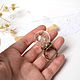 Scope ring with Dandelion Seeds, the Life of Eco jewelry. Rings. WonderLand. My Livemaster. Фото №4