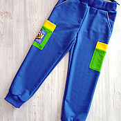 Одежда детская handmade. Livemaster - original item Leon brawl stars pants, brawl stars pants. Handmade.