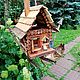 Заказать   Избушка на курьих ножках 25. Сергей (mytichi4). Ярмарка Мастеров. . Кормушки для птиц Фото №3