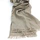 Delicate linen scarf - A small scarf made of pure linen, Scarves, Moscow,  Фото №1