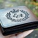 Personalized men's leather wallet №33, Wallets, Sizran,  Фото №1