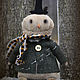 Snowman. Dolls. Irina Sayfiydinova (textileheart). Online shopping on My Livemaster.  Фото №2
