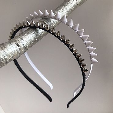 Украшения ручной работы. Ярмарка Мастеров - ручная работа Ободки с шипами.. Handmade.