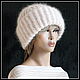 Заказать Шапка "А-ля Такори" жемчуг(шапка жен, шапка вяз). Ирина(shvilinka.knit). Ярмарка Мастеров. . Шапки Фото №3