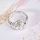 Заказать Кольцо  Букет с жемчугом, жемчуг, серебро 925. Organic Jewelry. Серебро и золото. Ярмарка Мастеров. . Кольца Фото №3
