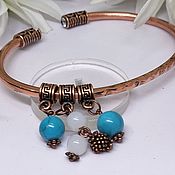 Украшения handmade. Livemaster - original item Copper bracelet 