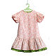 Dress for girls made of American cotton with berries p. 128, Childrens Dress, Moscow,  Фото №1