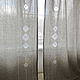 Curtains len100% with embroidery 250/145 -2 pcs. lambrequin 300/75. Curtains1. flax&lace. My Livemaster. Фото №6