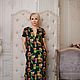 Order Linen dress ' Tulips '(Maxi). Alexandra Maiskaya. Livemaster. . Dresses Фото №3