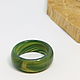 Green agate ring 19.5. Rings. Selberiya shop. Online shopping on My Livemaster.  Фото №2