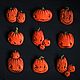 Тыкво-брошки на Halloween. Брошь-булавка. Secret Jar. Интернет-магазин Ярмарка Мастеров.  Фото №2