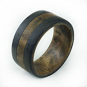 Украшения handmade. Livemaster - original item Ring made of wood and carbon fiber. Handmade.