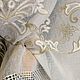 Тюль под лён с вышивкой Дамаск и мережкой. Ткани. Шторы&Ткани (jeronima-textil). Ярмарка Мастеров.  Фото №6