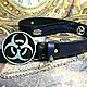 Order Steampunk belt with a badge for 'Radiation pollution' pants'. Neformal-World. Livemaster. . Straps Фото №3