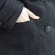 Coat jacket double breasted trench black. Coats. NATALINI. My Livemaster. Фото №6