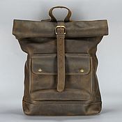 Кожаный рюкзак "Companion Brown"