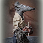 Куклы и игрушки handmade. Livemaster - original item Lily the Barn mouse (a symbol of family welfare). Handmade.
